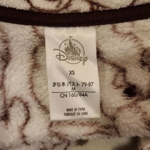 Disney Winnie The Pooh Women's White Fleece Jacket Full Zip White Size XS - Picture 5 of 10