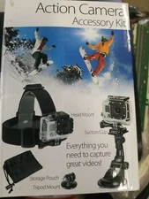 Sunpak-PlatinumPlus Action Camera Accessory Mount Kit/ Black/ Action