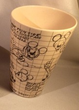 Disney Mickey Minnie Mouse 1 Cup Sketch Melamine