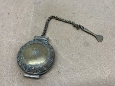 Antique Old Sri Lanka Ceylon Lime (Chunam) Box Killotaya (Killota) With Spoon