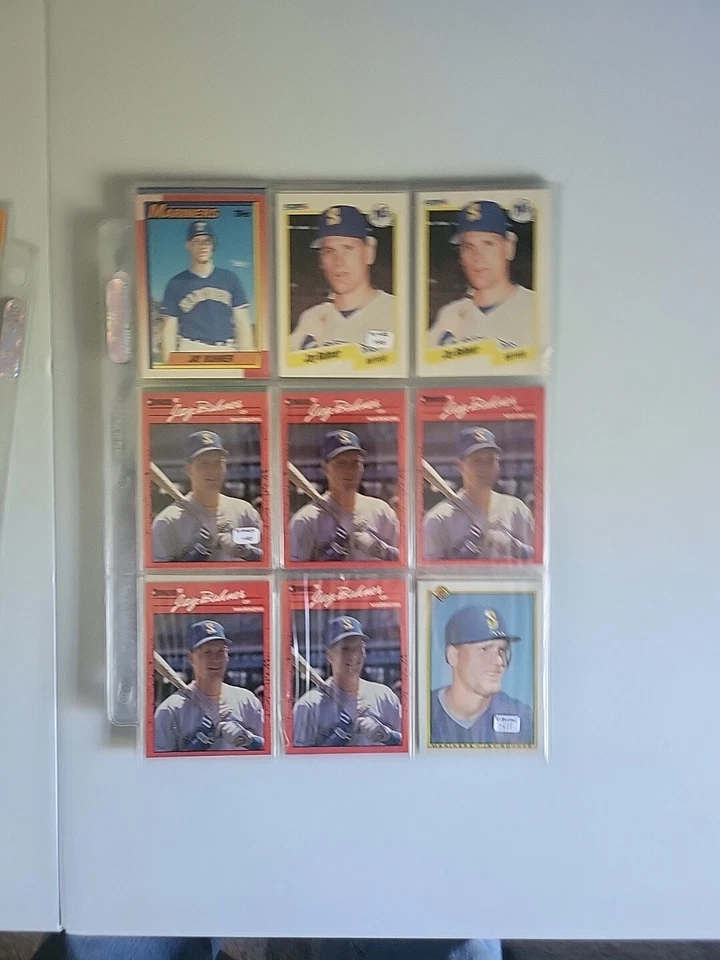 Lote de 72 cartas de Jay Buhner com seu cartão de controle remoto Donruss! Mariners and Yankees! Controle remoto!! - Imagem 4 de 4