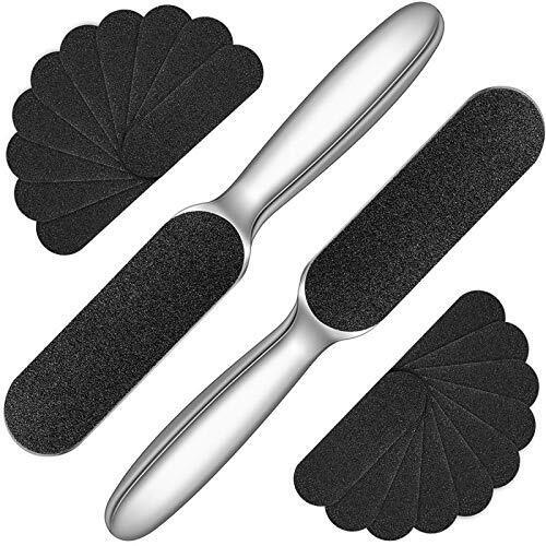 2× Stainless Steel Pedicure Foot File Callus Remover Foot Scrubber Feet Rasp USA - Picture 2 of 15