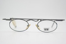 Vintage Glasses Chai GC 4 Blue Silver Oval Eyeglass Frame