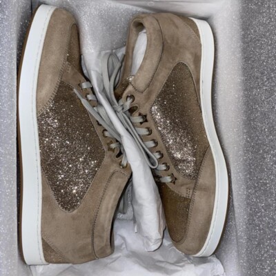 Womens jimmy choo Miami glitter trainers size UK