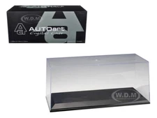 COLLECTIBLE CLEAR DISPLAY SHOW CASE FOR 1/18 SCALE MODEL CARS BY AUTOART 90001