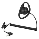 3.5mm Listen Only D Style Police Headset Earpiece for Motorola Speaker Mic