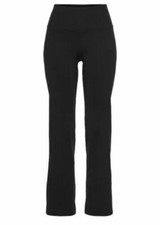 Black thermal tracksuit bottoms XS sweatpants reflective back trim Ladies jogger