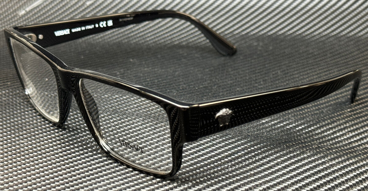 VERSACE VE3342 GB1 Black Men's 57 mm Eyeglasses | eBay VERSACE VE3342 GB1 Black Men's 57 mm Eyeglasses | eBay