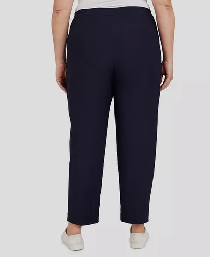 Alfred Dunner Women's Blue Plus Size Classic Allure Pull-On Pants Size 22W - 第 2/2 張圖片