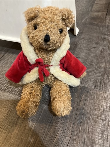 TY Teddy Bear Stuffed Animal Plush With Red Robe 11.5 in - Brown - Picture 5 of 5