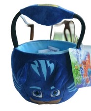PJ Masks Catboy Plush Halloween Trick or Treat Basket Bucket Bag Easter Pail NEW