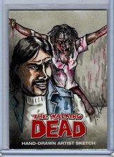 Governor Walking Dead Comic Series 1 2012 Cryptozoic Sketch Card Patrick Hamill