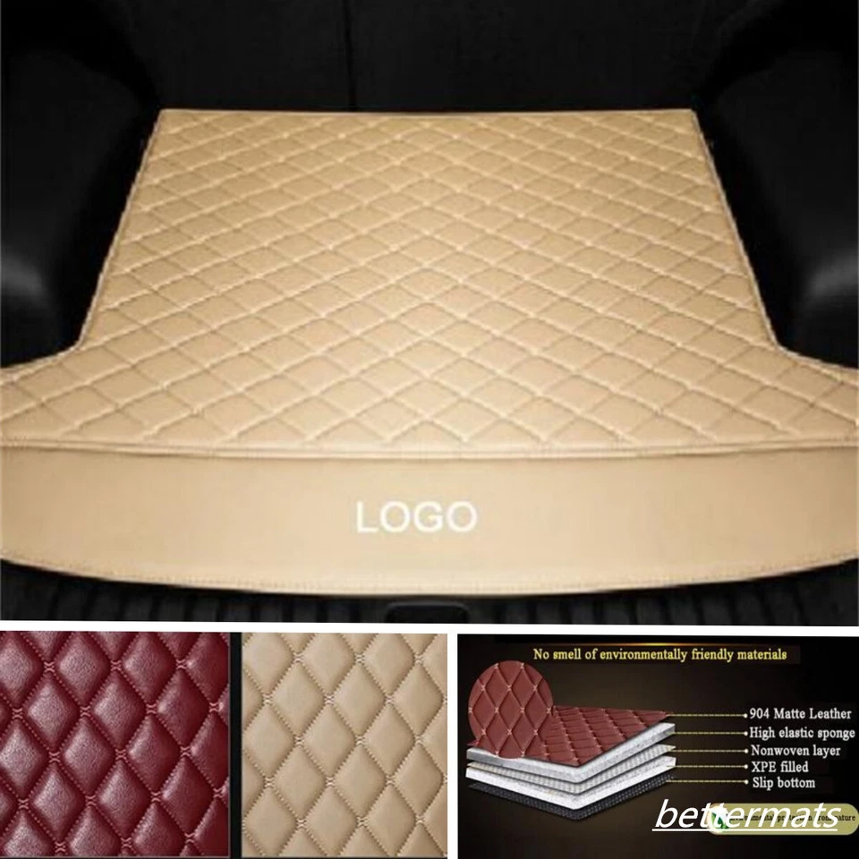 For Mercedes-Benz All Models Car Trunk Mats Boot Liner Cargo Carpets Rear Pads - Image 3 of 4