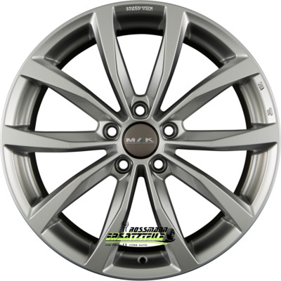 4x Mak Wolf silver 7.5x19 ET50 - LK5/112 ML57.1 Felge Alu