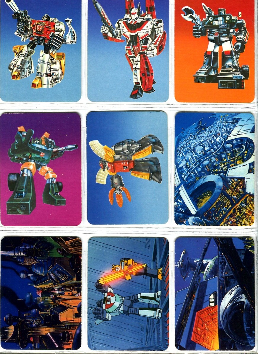 Transformers G1 Action Cards complete set 1-192 | eBay