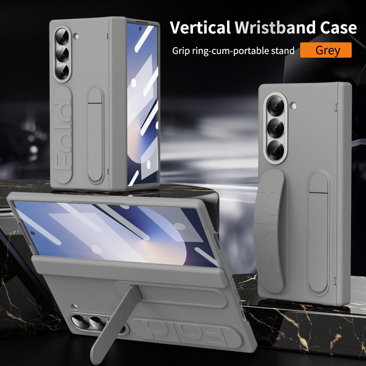 For Samsung Galaxy Z Fold 6/5/4/3 Full Body Case Hinge Cover w/ Screen Protector-image