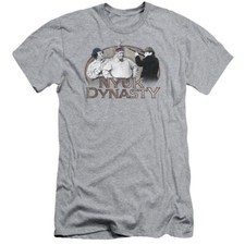 Three Stooges Slim Fit T-Shirt NYUK Dynasty Athletic Heather Tee