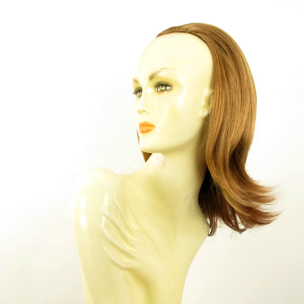 Demi-perruque Synthétique Longue Ondulée Dark Blond Copper - Extensions à Pinces, Marque PERUK