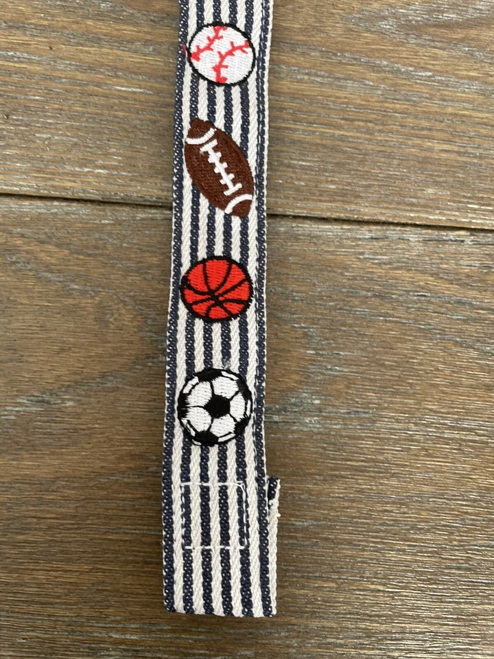 Clip chupete Mudpie Boys deportes béisbol, fútbol, baloncesto nuevo con etiquetas Foto 3 de 4