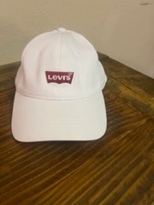 Classic Levis Red Tag New With Tags Hat White Adjustable