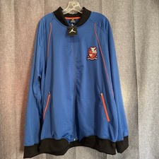 Jordan Blue & Orange Carmelo Anthony Full Zip Sport Track Jacket Size 2XL