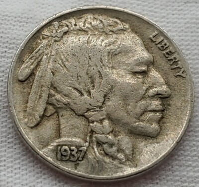 1937-S 5C BUFFALO NICKEL AU Very Nice Eye Appeal #B1