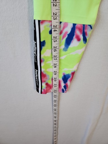 NWT Justice Leggings Ankle Girls Full Multicolor Bright Colors Size XL (16/18) - Picture 7 of 10
