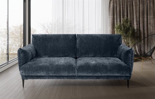 Sofa Designersofa MADISON 2-Sitzer in Stoff Dress Me Blau - Bild 1 von 4