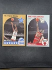 1990-91 NBA Hoops Michael Jordan #65 and #5 (2 Cards)