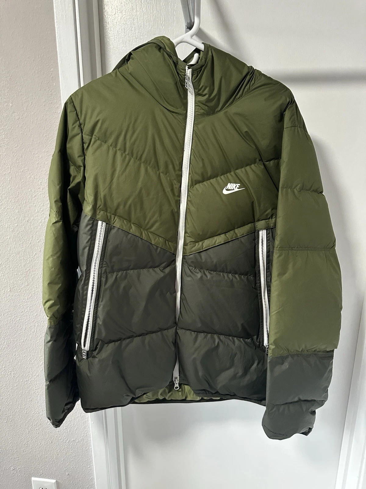 Nike Sportswear Primaloft Windrunner Puffer Jacket Forest Green DV5121-326 Sz L