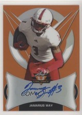 2019 Leaf Valiant Orange 47/50 Jamarius Way #BA-JW1 Auto fm0