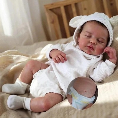 Reborn Baby Dolls Silicone Full Body 20 Inch Waterproof Realistic Newborn Baby