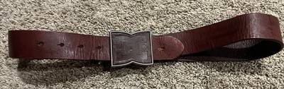 Woman s /girls Brown Leather Vintage DC Shoe Belt Size Small