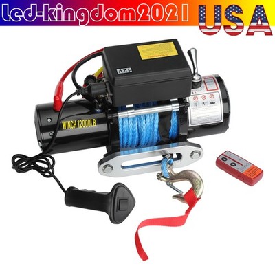 Electric Winch for 1956-1966 TRUCK 2.2L 3.7L 3.8L 12V 85FT 12000LB 4WD 12000LBS