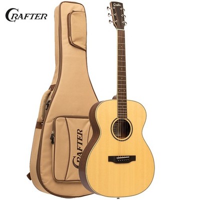 Crafter ES Solid Spruce Top Orchestra Acoustic Electric Guitar ES-MAHO TE NAT