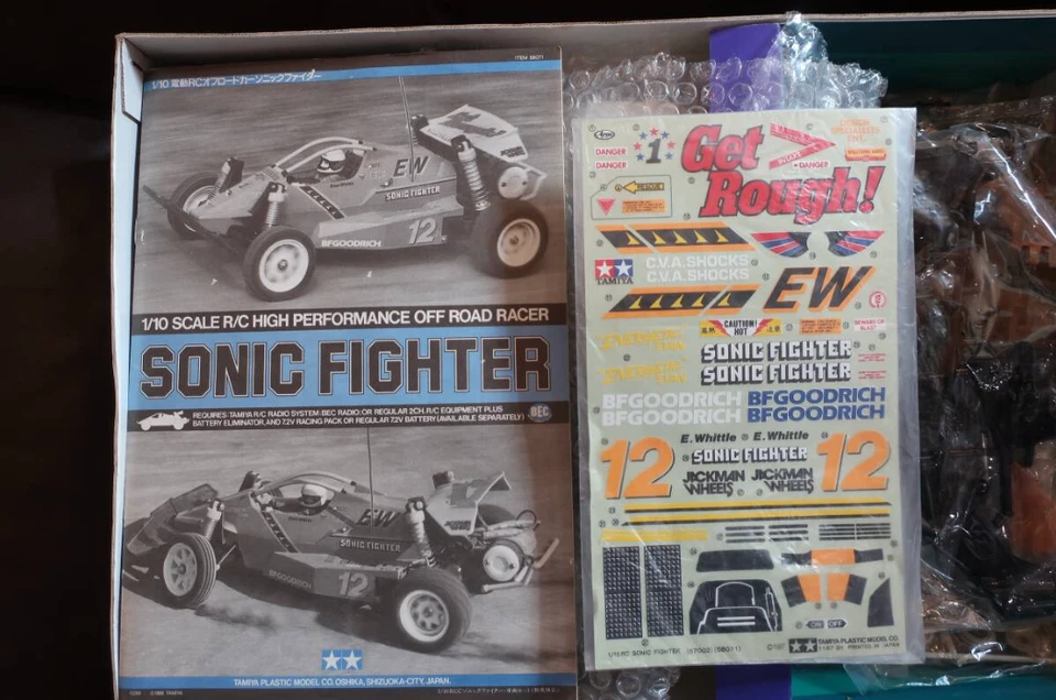 Sonic Fighter 1/10 Electric R/C High performance Off-Road Racer 1988 Tamiya - Immagine 3 di 4