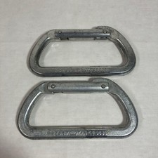 Black Diamond Carabiner Initial Model Set of 2, Vintage 1980s, Made in USA