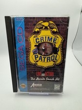 Crime Patrol American Laser Games Sega CD - Complete W/ Manual! Tested! See Pics