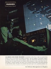 1966 Hughes Aircraft: All Seeing Eyes Probe the Skies Vintage Print Ad