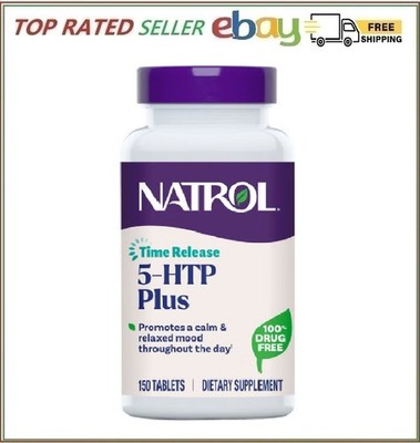 Natrol 5-HTP Plus Mood and Relaxation 100 mg, 150 Time Release Tablets