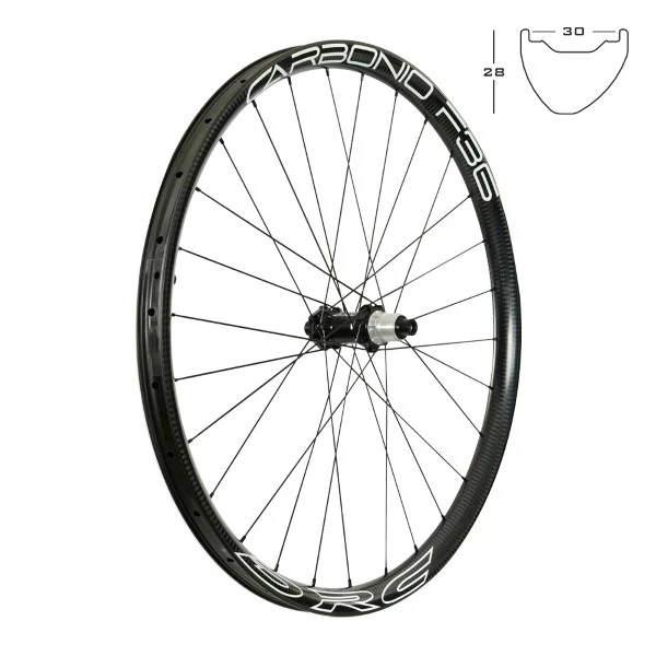 Ruota Posteriore In Carbonio KOOZER RS330 Per Bici Da Strada - Freno A Pattino