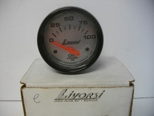 Livorsi DCPPLBKMR Oil Pressure Gauge with Black Trim 2 1/2