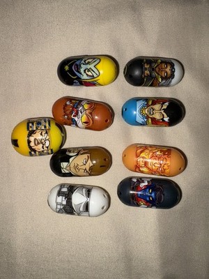 Mighty Beanz Star Wars and marvel lot (9) Rare