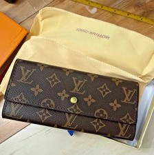 Louis Vuitton Portefeuille Sarah Monogram Long Wallet Brown Authentic USA
