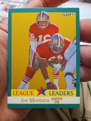 Joe Montana 1991 Fleer #408 San Francisco 49ers Legend HOF | eBay