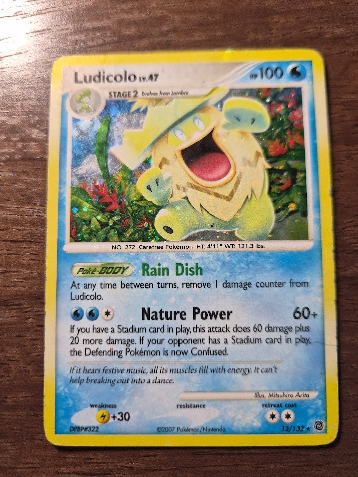 Ludicolo 13/132 Secret Wonders Holo