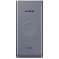 Samsung 10,000 mAh Portable Charger for Most Qi and USB Enabled Devices - Silver