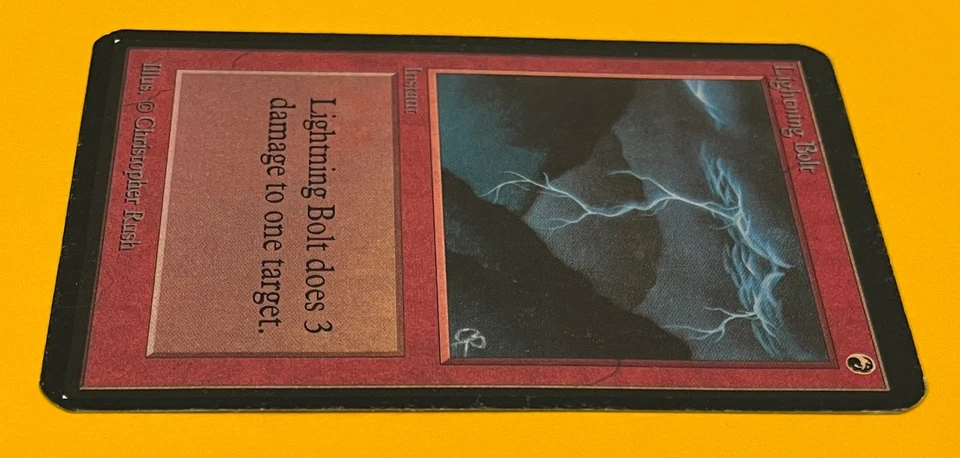 MTG LIGHTNING BOLT Alpha (OldManMTG 012-408) - Image 4 of 4