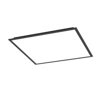 Eglo LED Smart Aufbaupanel Schwarz 60X60Cm 33W Rgbtw Dimmbar Bluetooth Zigbee