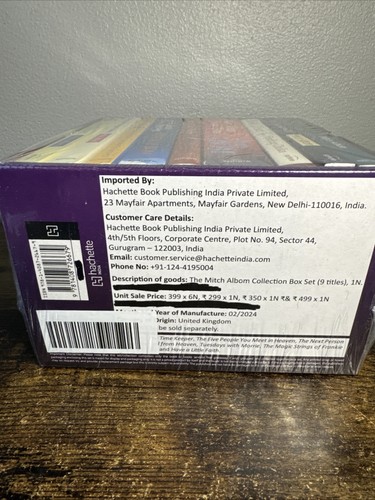 The Mitch Albom Collection 9-Book Box Set (Paperback, 2022) New! - Picture 4 of 4